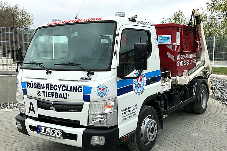 Containerdienst auf Rügen und in Stralsund, Rügen-Recycling & Tiefbau GmbH