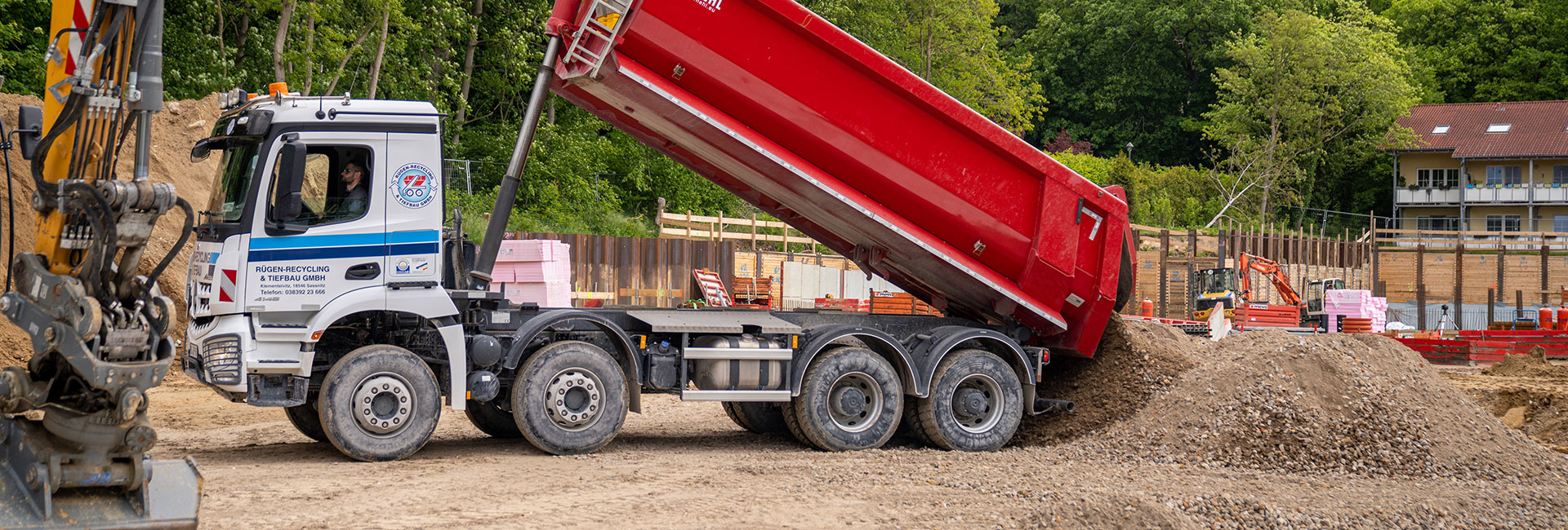 Tiefbauunternehmen auf Rügen - Rügen Recycling GmbH